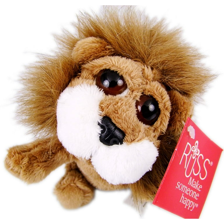 Russ Berrie Li'l Peepers Carnie the Lion Beanbag Small Plush Toy 5