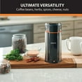 thumbnail image 4 of 3oz Coffee Grinder, Ultimate Silent Vortex with Plastic and Stainless Steel, Removable Bowl for Mess-Free Use, 8 Times Quieter, 2 Speeds 240 Watts, Dry Herbs, Dishwasher Safe, 12 Cups Ground, Silver, 4 of 7