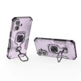 thumbnail image 2 of Designed for iPhone 16 Plus Case, Military-Grade Protection, Protective Phone Case, with 360 Metal Ring Holder Kickstand, Shockproof Bumper Hybrid Women Men Case for iPhone 16 Plus, Purple, 2 of 8