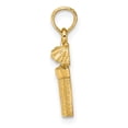 thumbnail image 2 of FJC Finejewelers 14k Yellow Gold Cocktail Drink with Umbrella Charm, 2 of 4