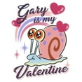 thumbnail image 2 of Women's SpongeBob SquarePants Gary is My Valentine  Graphic Tee White 2X Large, 2 of 4