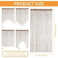 thumbnail image 2 of 2 Pcs Glitter String Curtains Doorway Beads Curtains, 39 x 79 Inch Hanging Fringe Hippie Room Divider Door String Curtain Boho Doors Tassel for Doorways, Windows, Closet, Privacy Decor, 2 of 24