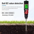 thumbnail image 3 of EC Soil Detector Digital EC Temperature Soil Tester Electrical Conductivity Soil Meter for Potted Plants Garden, 3 of 9