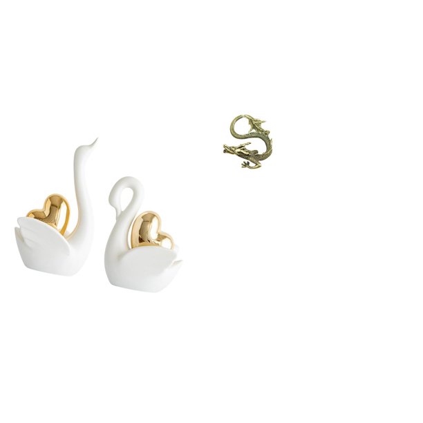Figuras De Cisne, Adorno De Mesa, Artesanía, Decoración Para Parejas, Estatua China De Latón, Mini Mascota De Té, Decoración Para Estantería, Entrada, Dormitorio, Hogar Y Oficina.