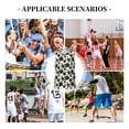 thumbnail image 6 of Naloa Sea ​​Urchin Basketball Jersey Reversible Men's Mesh Athletic Sports Shirts Training Practice S-4XLX-Large, 6 of 6