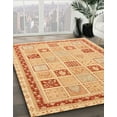 thumbnail image 2 of Ahgly Company Indoor Rectangle Abstract Orange Oriental Area Rugs, 7' x 10', 2 of 6