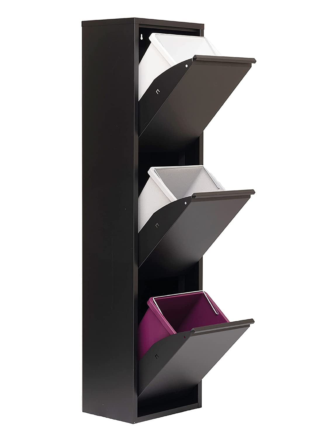 BBNBDMZ Modern StainlessSteel TiltOut Wall Mounted Trash Bin