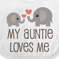 thumbnail image 4 of Inktastic My Auntie Loves Me Boys or Girls Baby Bib, 4 of 4