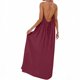 thumbnail image 5 of Vestido de Verano Casual de Mujer Cuello Redondo Sólido sin Mangas Mini Sling Vestido sin Espalda para las Mujeres, 5 of 5
