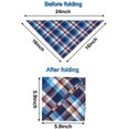 thumbnail image 3 of Paquete de 8 bandanas lavables brillar Triángulo para perros y gatos color aleatorio, 3 of 5