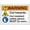 Color 3863, variant on ANSI Warning Signs - Cut Hazards Safety & Compliance Signs/OSHA & ANSI Compliant Safety Signs/Machine Warning Signs Metal Sign Tin Sign 8x12 Inch