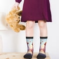 thumbnail image 5 of Honeii Heart Sky Bird Couple Print Children's Colorful Socks,Unisex Kids and Toddlers' Cushioned Sock,Kids Athletic Crew Socks,for Everyday Wear and Sports, 5 of 5