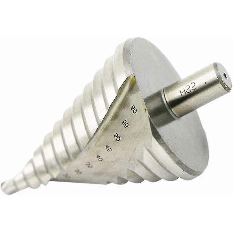 HSS Step Drill Bit  6-60mm - Spiral Drill Bit Large Size Cone Drill Bit for Metal, Wood, Plastic-XinHan