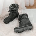 thumbnail image 4 of Dream Pairs Boys Girls Fashion Mid Calf Winter Snow Boots Toddler/Little Kid/Big Kid, 4 of 7