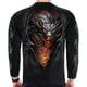 thumbnail image 2 of Camisa Casual Calavera Impreso 3d Playera De Manga Larga To, 2 of 5