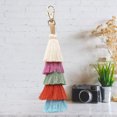 thumbnail image 4 of Tassel Keychain Fashion Multipurpose Key Ring Pendant Pom Pom Tassel Bag Charm, 4 of 7