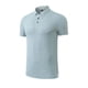 thumbnail image 5 of Tops para hombre, blusas y camisas de cuello redondo y manga corta para hombre, camiseta de manga corta de tejido laminado transpirable, sin costuras y con solapa de color liso de seda de hielo para h, 5 of 5