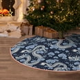 thumbnail image 5 of Sikiie Dragon Nativity Christmas Tree Skirt, Jesus Christian Winter Holiday Tree Mat Decoration(30-48IN)36", 5 of 6