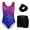 Ombre Zebra, variant on Aideaone Leotards for Girls Gymnastics Sparkly Kids Dance Unitard Biketards with Shorts 4-11Years