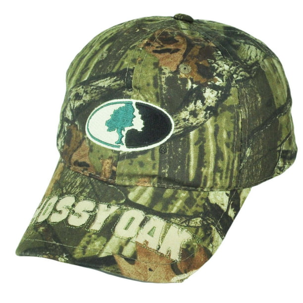 Mossy Oak Camouflage Camo Hunting Outdoors Hat Cap Distressed Relaxed