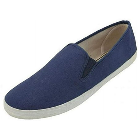 

Shoes 18 Mens Casual Lace Up Canvas Sneaker Shoes 12 Navy Decks