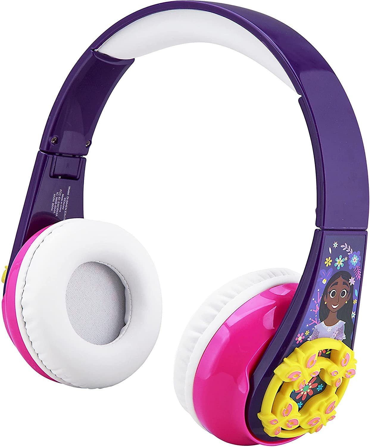 eKids Disney Encanto Bluetooth Headphones with EZ Link, Wireless Headphones  with Microphone and Aux Cord, Kids Headphones for School, Home, or Travel