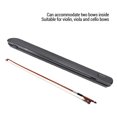 thumbnail image 3 of Violin Viola Cello Bow Case, Soft Inner Lining Safe Protective Strong Violin Viola Cello Bow Case Lightweight with 2 Locks for Storage, 3 of 7