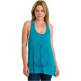 thumbnail image 1 of Roxy Sparked Flame Racerback Tank Top para mujer, verde, mediano Roxy espalda cruzada, 1 of 3