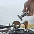 thumbnail image 2 of Inviolateur de Café en Acier Inoxydable de 51 Mm, Presse à Espresso Argentée, Presse à Poudre en Acier Inoxydable à Base Plate Réutilisable, Presse à Grains de Café de Base de 51 Mm, Fournitures de Café, 2 of 4