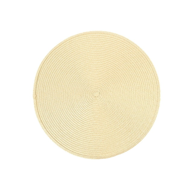 DPTALR PP Woven Table Mat Western Place Mat Household Waterproof And Oil-proof Pad Heat Insulation Pad