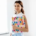 thumbnail image 6 of FORMRS 3 Ring Binder with Pockets 1.5" D-Rings Clip Board 200 Sheets Capacity, Watercolor Circles, 6 of 8