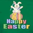 thumbnail image 3 of CafePress - Happy Easter Artist Bunny Women's Dark T Shirt - Women's Traditional Fit Dark T-Shirt, 3 of 4