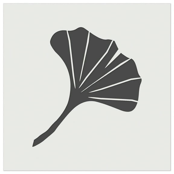 Ginkgo Leaf DIY Cookie Wall Craft Stencil - 5.5 Inch