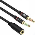 thumbnail image 3 of Cable Divisor Audio XTREME PC GAMING 3.5mm Dual Macho a Hembra Negro, 3 of 4