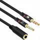 thumbnail image 3 of Cable Divisor Audio XTREME PC GAMING 3.5mm Dual Macho a Hembra Negro, 3 of 4