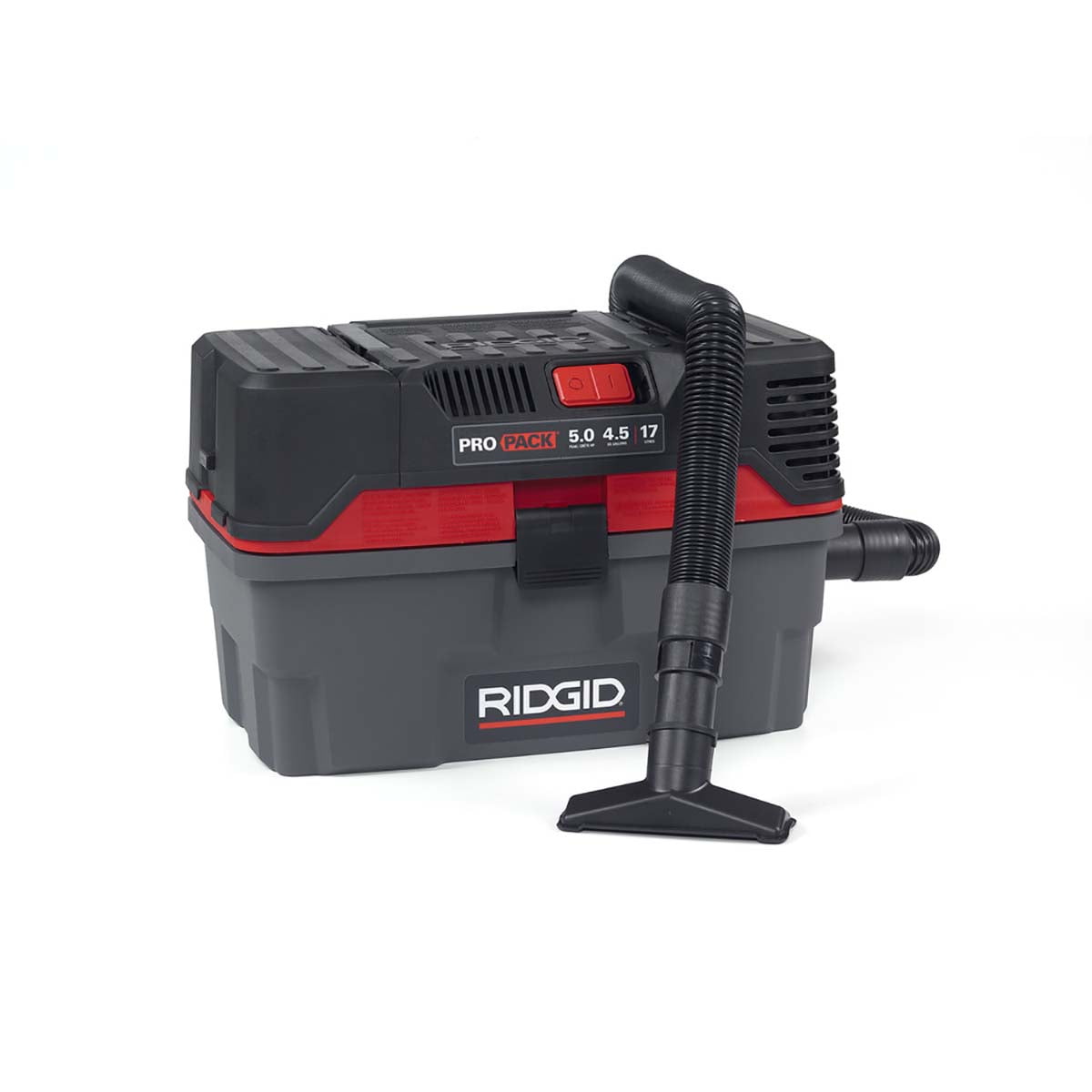 Ridgid 50318 4500RV Propack Wet/Dry Vacuum, 4.5 gal, Red