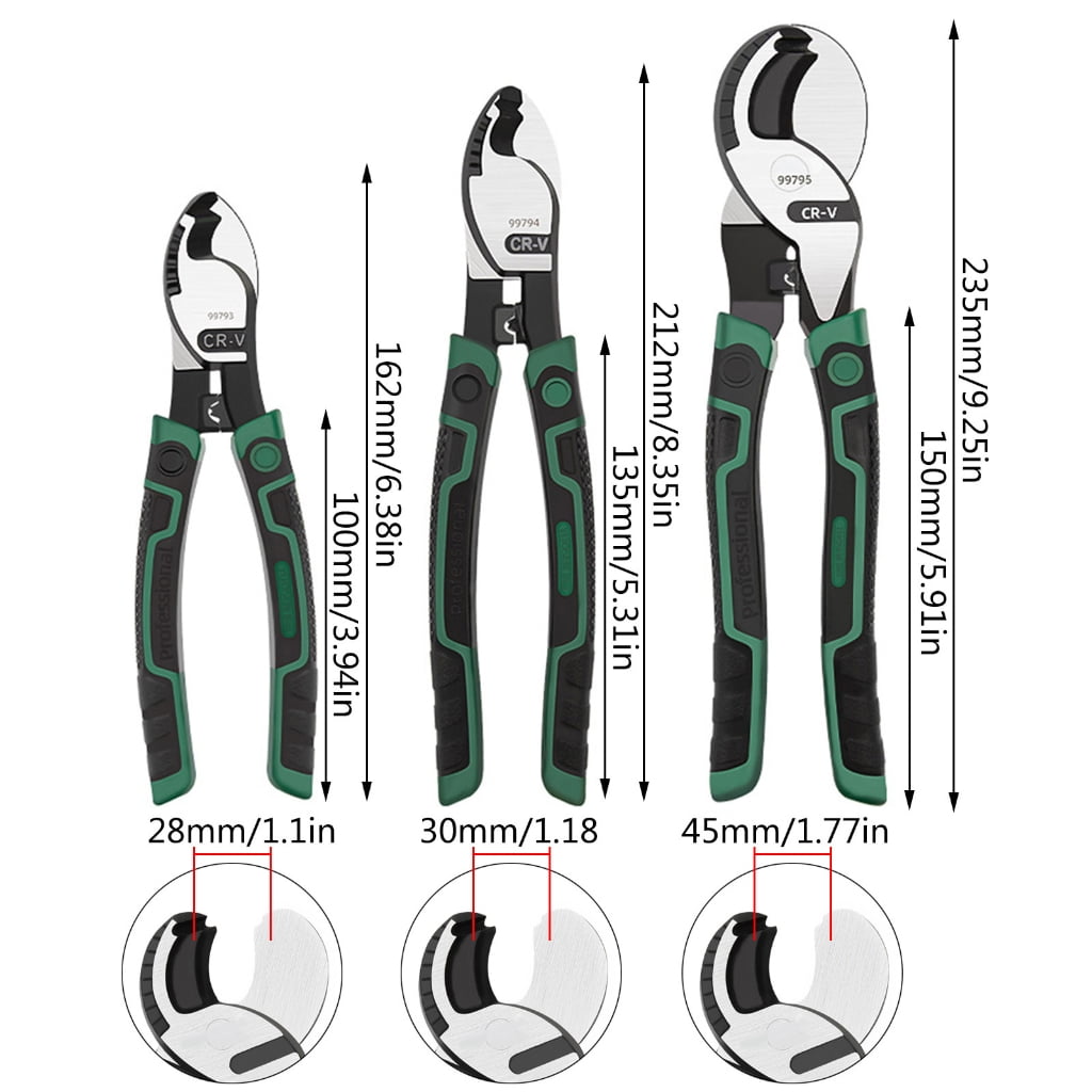 Yokua Professional Wire Stripping Pliers Manual Wire Stripper For Home Maintenance