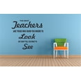thumbnail image 1 of The Best Teachers Education Educational Classroom Quote for Teachers Students School Room Kindergarten Nursery Library Bedroom Home Decoration Murals Decals Wall Art Vinyl Art Size (40x20 inch), 1 of 1