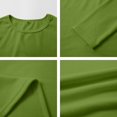 thumbnail image 7 of HLKJKLS Long Sleeve Shirts For Women Crew Neck Long Sleeve Light Fleece Basic T Shirt Delongs Casual Comfortable Green S-3Xl, 7 of 7