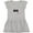 AC-Heather Grey, variant on Inktastic Easter Brb Jesus Girls Toddler Dress