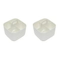 thumbnail image 1 of Small Stackable Organizer Caddy – Portable Tote For Bathroom Crafts Or School (Square), 1 of 4