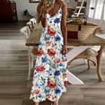 thumbnail image 2 of LYXSSBYX Maxi Dresses for Women Summer Dresses For Women Print Sleeveless Round Neck Dress Casual Dresses, 2 of 5