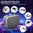 thumbnail image 5 of Large Carrying Case for Meta Quest 3/ Quest 3S with Battery Strap, for BOBOVR S3 PRO Elite HeadStrap, VR Storage Bag for Oculus Quest 3, 5 of 7