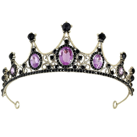 Milisten Couronne en Strass Mariage Couronne de Mariée Fête Bandeau Couronne pour Femmes Bandeau