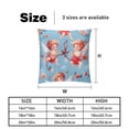 thumbnail image 5 of Cupid Sumptuous Velvet Throw Pillow Covers Set of 2, Decorative Bed Pillow Cases with Unique Patterns for Home Decor, Sizes 16x16, 18x18, 20x20 Inches, 5 of 6