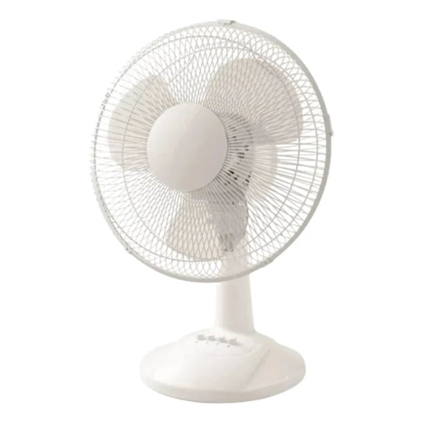 Ventilador Oscilante de Escritorio Mainstays 3 Velocidades Compacto y Silencioso 12” (30 cm)