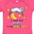 thumbnail image 3 of Inktastic I Love My Gigi to the Moon and Back Cute Sheep Boys or Girls Baby Bodysuit, 3 of 4
