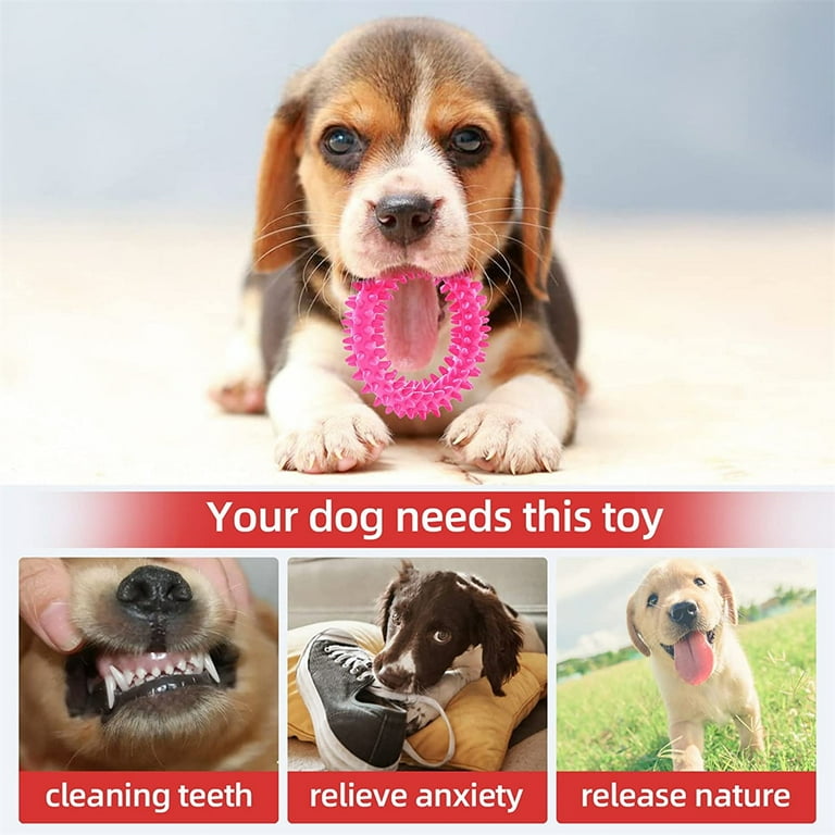 3-Pack Durable Chewer Doggie Puppy Teething Toys Small Dog Toys
