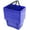 Blue, variant on 12PCS Shopping Baskets with Handles, 18L Plastic Shopping Cart, Portable Grocery Basket for Supermarket Retail Shop Book Store Laundry