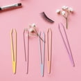 thumbnail image 4 of Miangastore 100pcs Lash Clamp Tweezer Eyelash Tweezer Eyelash Clip Eyebrow Tweezer False Eyelash Clip Multi-functional Tweezers Set Precision Tweezers For Eyebrow Shaping, 4 of 9